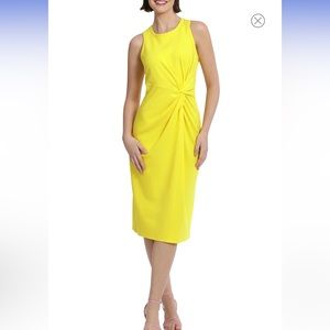 Donna Morgan Empire Yellow Dress- Size 4